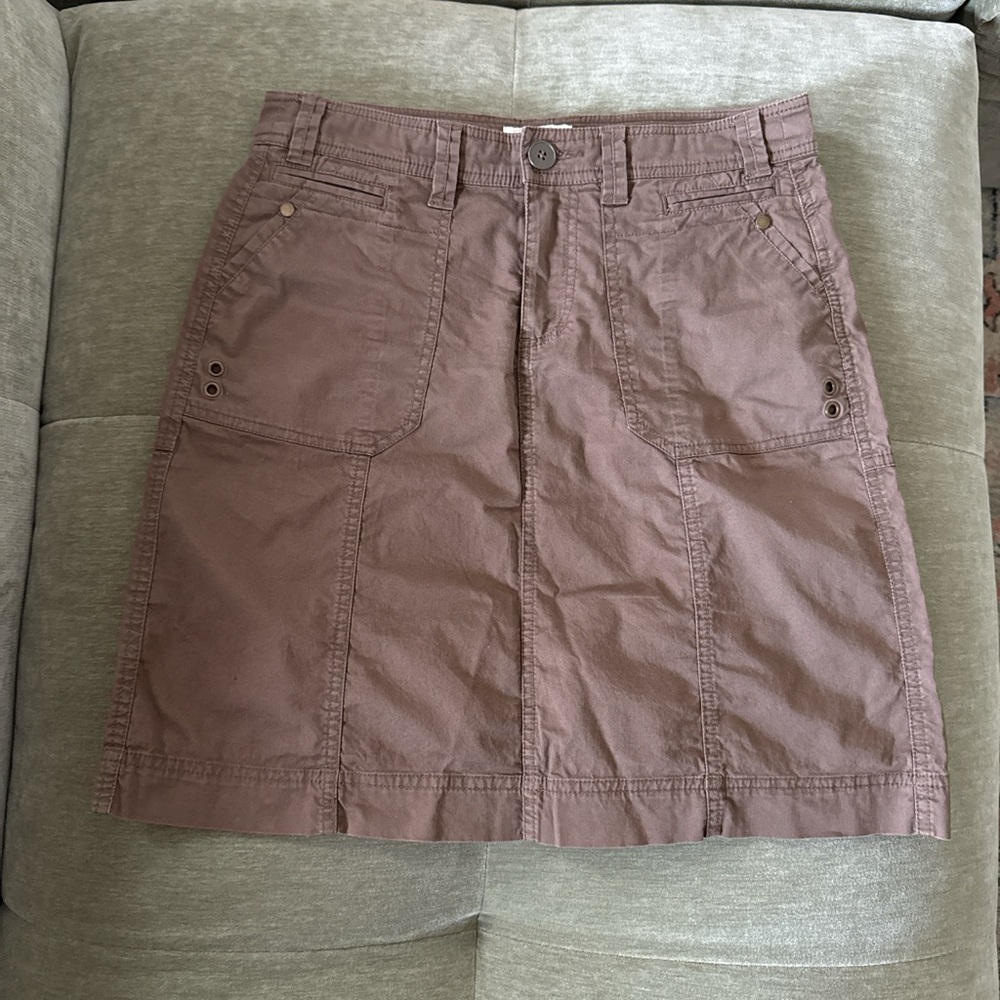 Christopher & Banks Brown Gorpcore Skirt
